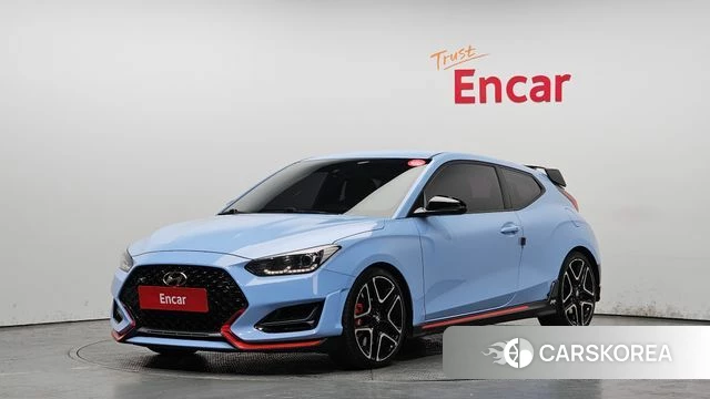 Hyundai Veloster (JS) 2019 Небесно-голубой из Кореи