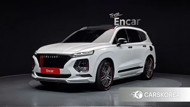 Hyundai Santa Fe TM 2019 Белый из Кореи