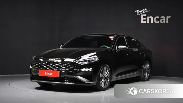 Kia K8 Hybrid 2021 Черный из Кореи