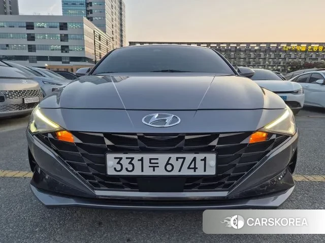 Hyundai Avante Hybrid (CN7) 2022 Серый из Кореи