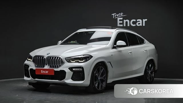 BMW X6 (G06) 2020 Белый из Кореи