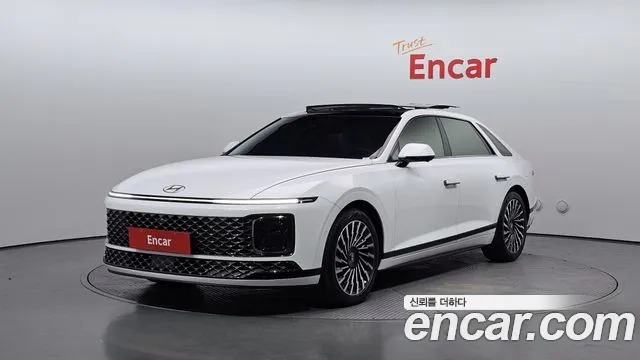 Hyundai Grandeur Hybrid (GN7) 2023 Белый из Кореи