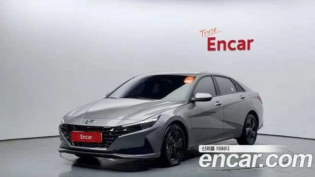Hyundai Avante Hybrid (CN7) 2020 Серебристо-серый из Кореи