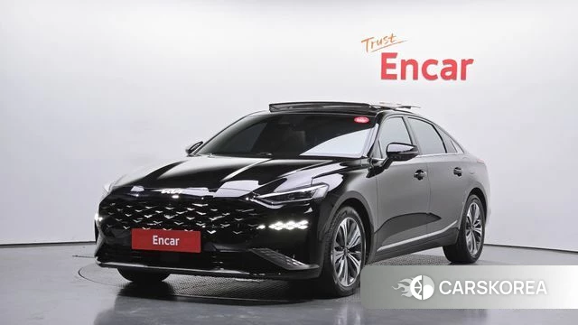 Kia K8 Hybrid 2021 Черный из Кореи
