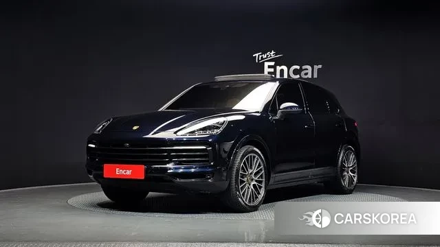 Porsche Cayenne (PO536) 2020 Синий из Кореи