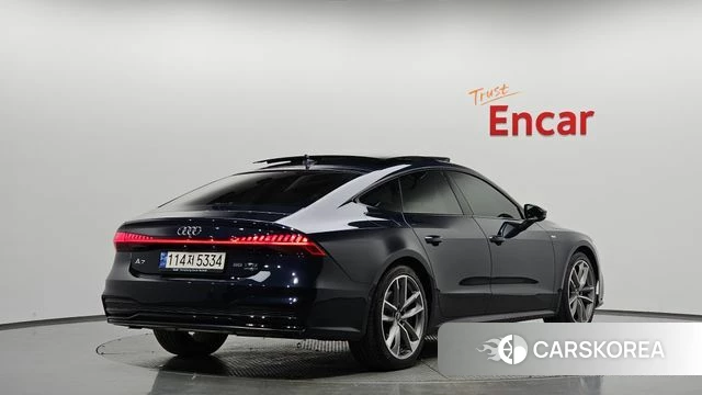 Audi A7 (4K) 2022 Синий из Кореи
