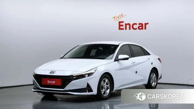 Hyundai Avante (CN7) 2021 Белый из Кореи