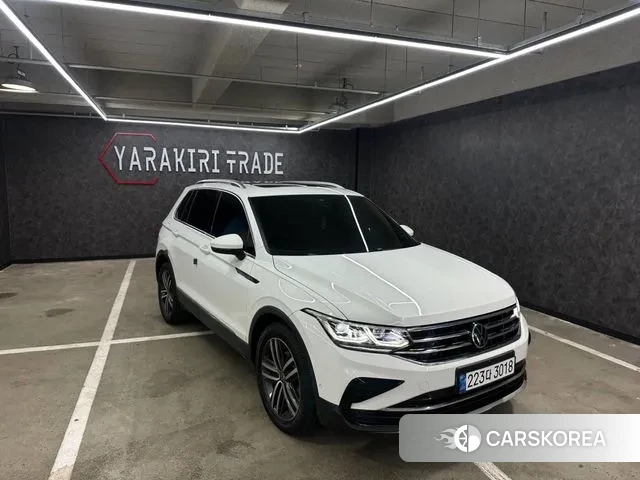 Volkswagen Tiguan second Generation 2023 Белый из Кореи