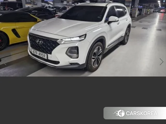 Hyundai Santa Fe TM 2019 Белый из Кореи