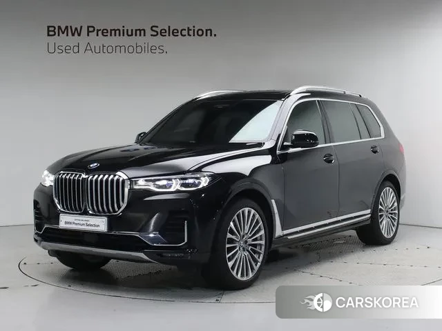 BMW X7 (G07) 2021 Черный из Кореи