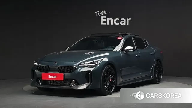 Kia Stinger Meister 2022 Темно-зеленый из Кореи