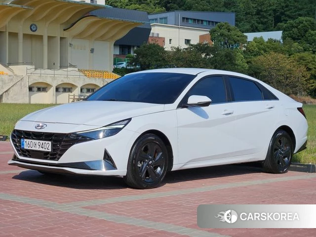 Hyundai Avante (CN7) 2020 Белый из Кореи