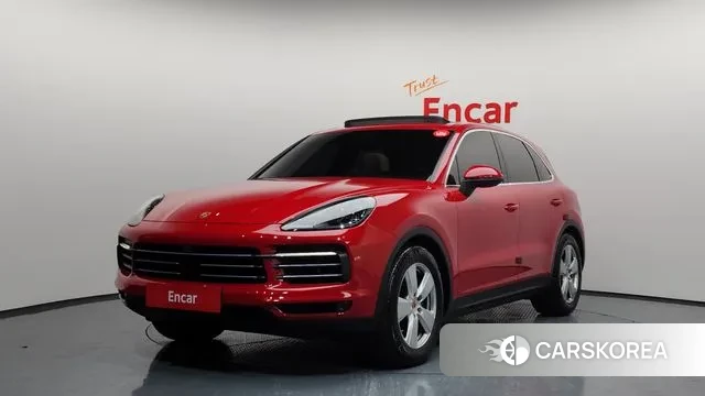 Porsche Cayenne (PO536) 2023 Красный из Кореи