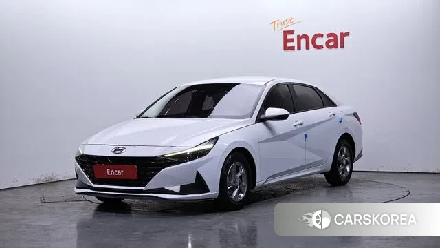 Hyundai Avante (CN7) 2020 Белый из Кореи