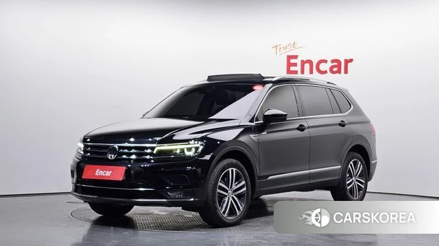 Volkswagen Tiguan Allspace 2020 Черный из Кореи