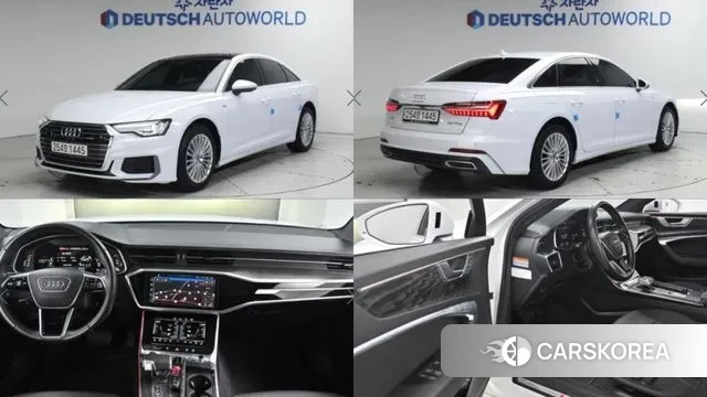 Audi A6 (C8) 2021 Белый из Кореи
