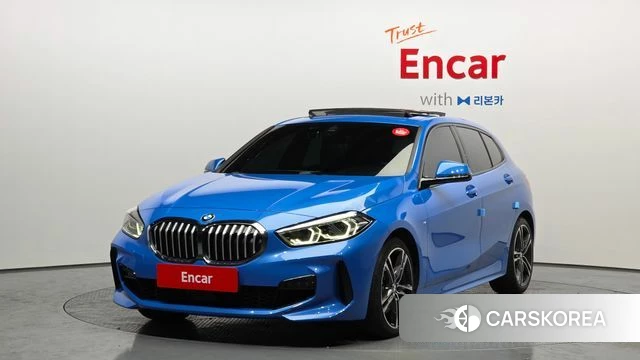 BMW 1 Series (F40) 2022 Синий из Кореи