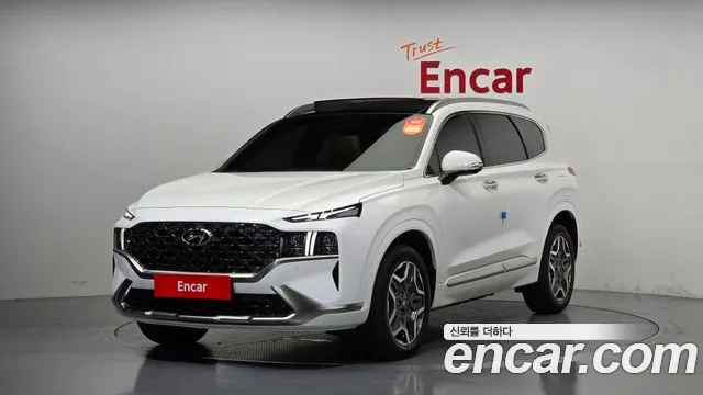 Hyundai The New Santa Fe 2023 Белый из Кореи