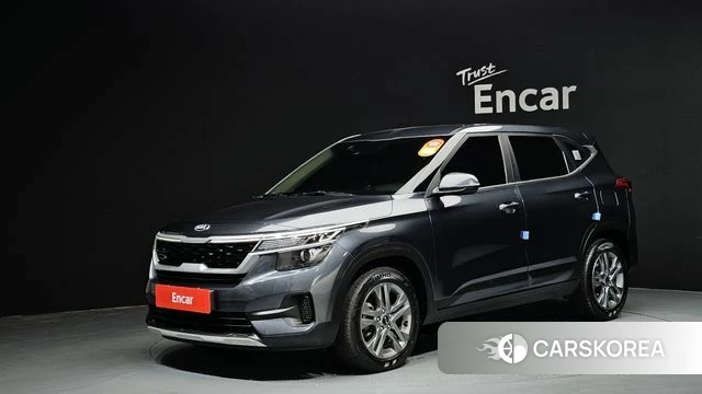 Kia Seltos 2021 Серый из Кореи
