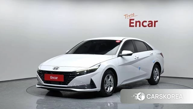 Hyundai Avante (CN7) 2021 Белый из Кореи