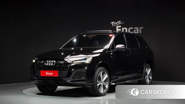 Audi Q7 (4M) 2022 Черный из Кореи