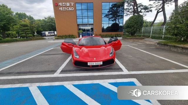 Ferrari 488 Spider 2018 Красный из Кореи