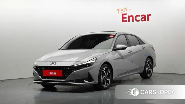 Hyundai Avante (CN7) 2022 Серебристо-серый из Кореи