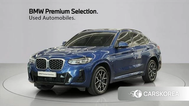 BMW X4 (G02) 2022 Синий из Кореи