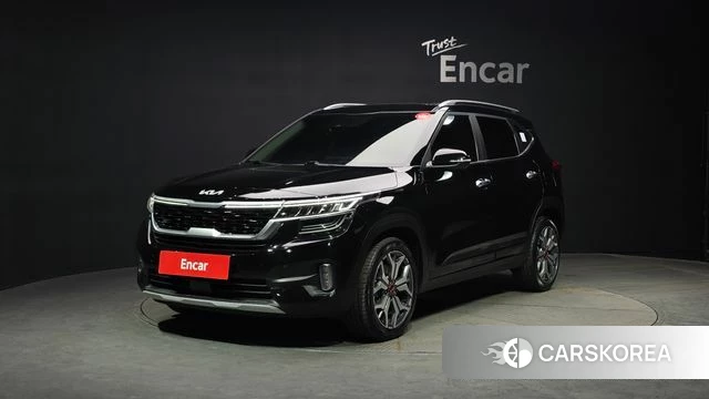 Kia Seltos 2022 Черный из Кореи