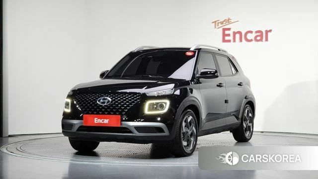 Hyundai Venue 2022 Черный из Кореи
