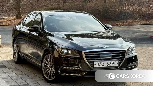 Genesis G80 2018 Черный из Кореи