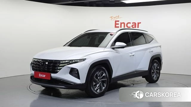 Hyundai Tucson Hybrid (NX4) 2021 Белый из Кореи