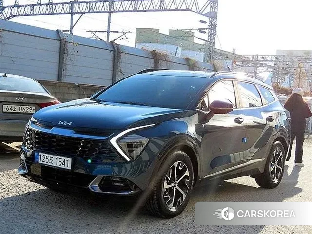 Kia Sportage 5th Generation Hybrid 2022 Синий из Кореи