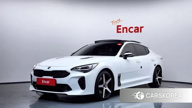 Kia Stinger 2018 Белый из Кореи
