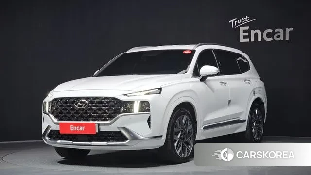 Hyundai The New Santa Fe 2021 Белый из Кореи