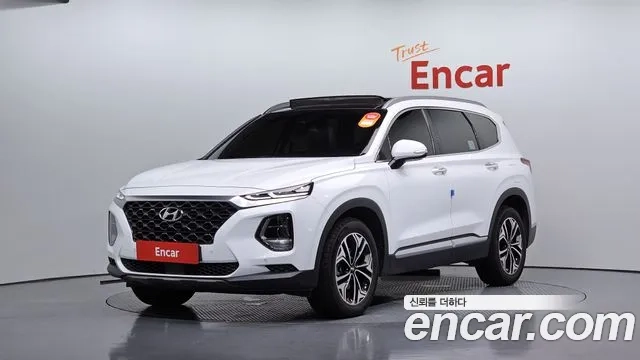 Hyundai Santa Fe TM 2019 Белый из Кореи