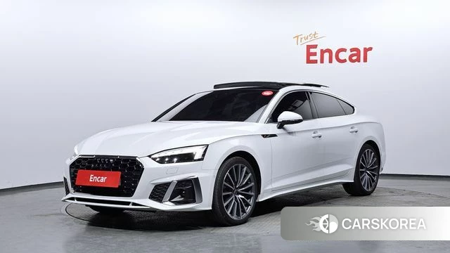 Audi A5 (F5) 2023 Белый из Кореи