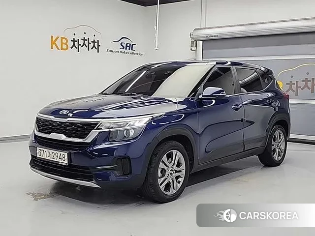 Kia Seltos 2021 Синий из Кореи