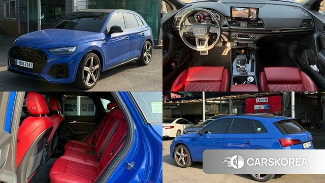 Audi SQ5 (FY) 2023 Синий из Кореи