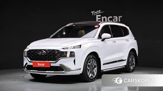 Hyundai The New Santa Fe 2022 Белый из Кореи