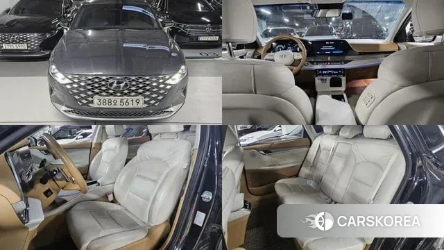 Hyundai The New Grandeur IG Hybrid 2020 Черный из Кореи