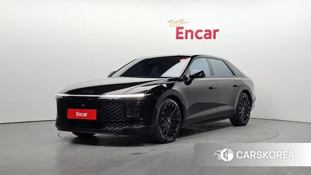 Hyundai Grandeur Hybrid (GN7) 2023 Черный из Кореи