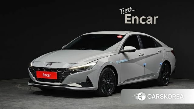 Hyundai Avante Hybrid (CN7) 2022 Серебристо-серый из Кореи