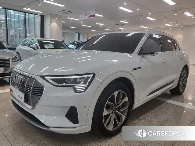 Audi e-Tron 2023 Белый из Кореи