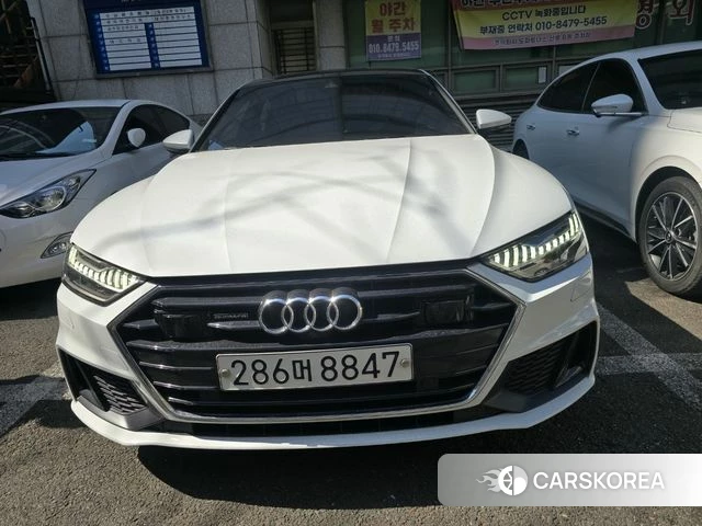 Audi A7 (4K) 2020 Белый из Кореи