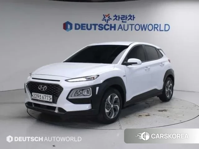 Hyundai Kona Hybrid 2020 Белый из Кореи