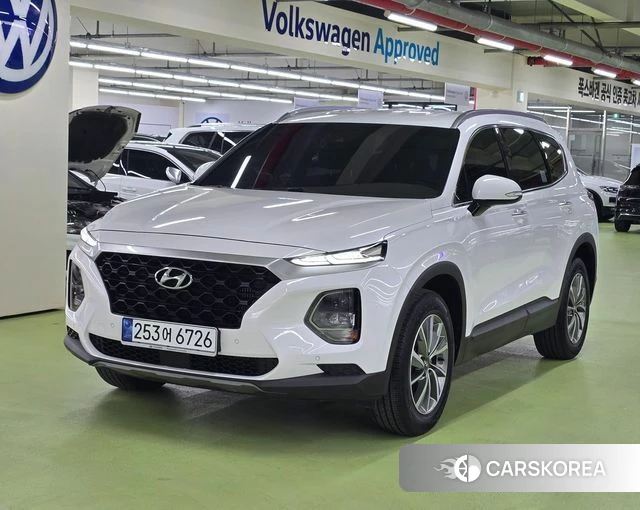 Hyundai Santa Fe TM 2019 Белый из Кореи