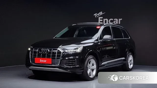 Audi Q7 (4M) 2021 Черный из Кореи