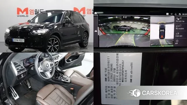 BMW X3 (G01) 2023 Черный из Кореи