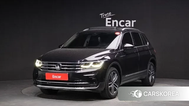 Volkswagen Tiguan second Generation 2022 Черный из Кореи